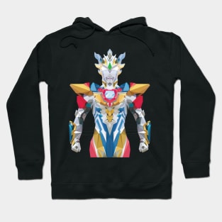 Ultraman Z Delta Rise Claw (Low Poly Style) Hoodie